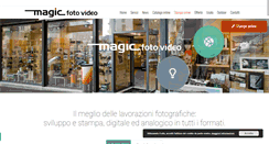 Desktop Screenshot of magicfotovideo.it